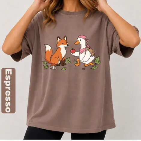 Goose Forest Friends Shirt - Artvage Graphic Tee